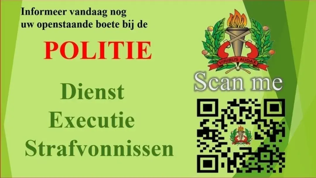 De barcode van DES die kan worden gescand om informatie op te vragen